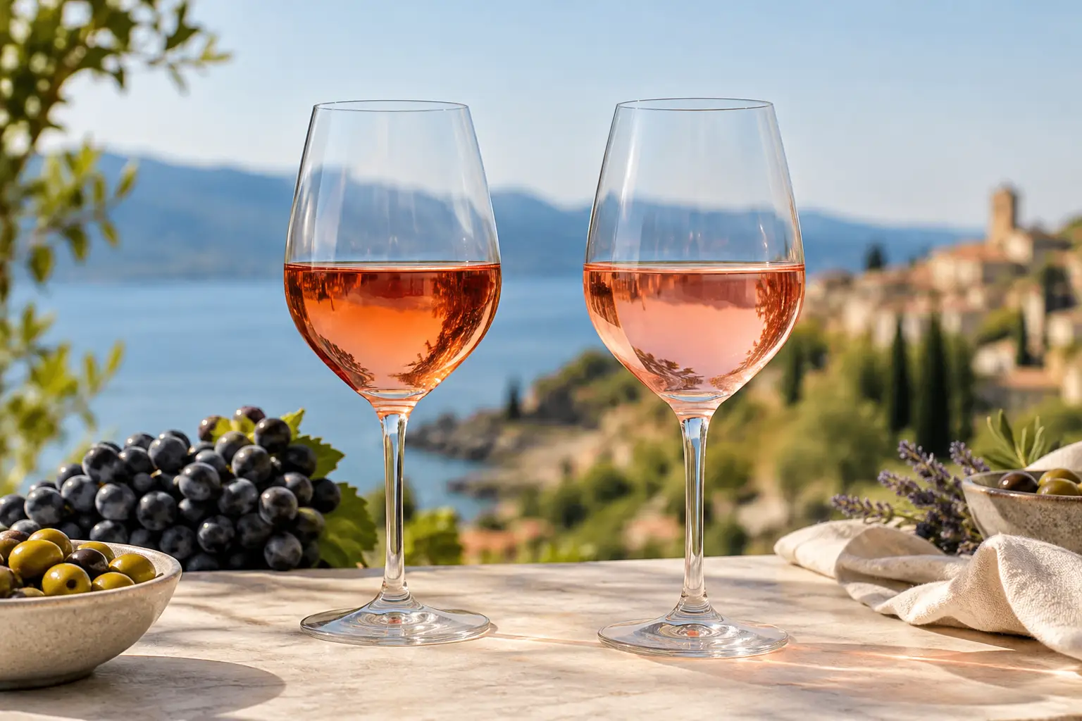 Balkan rosé versus Provence rosé i glasset